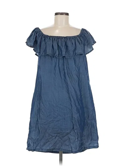Pre-owned Tommy Bahama Casual Dress In Blue