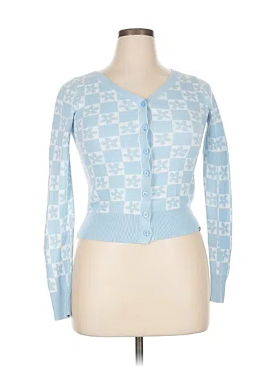 Pre-owned Abercrombie Cardigan Sweater In Blue