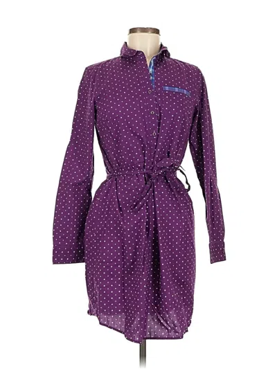 Pre-owned Izod Casual Dress In Purple
