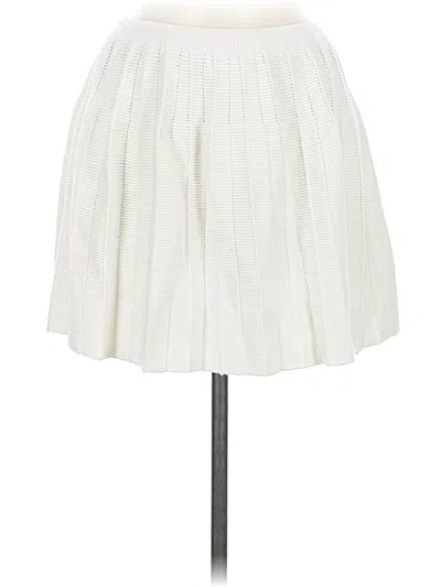 Pre-owned Hollister Casual Skirt In White