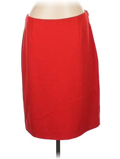 Pre-owned Anne Klein Casual Skirt In Red