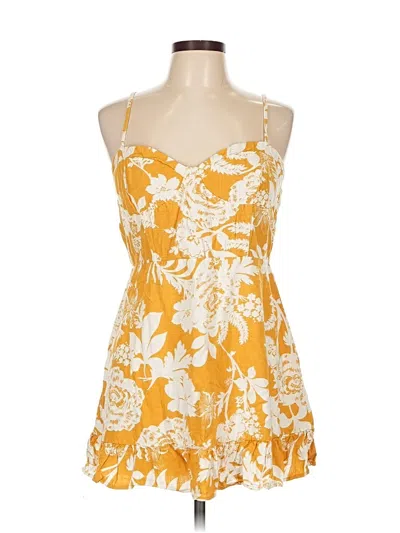 Pre-owned Wild Fable Cocktail Dress In Yellow