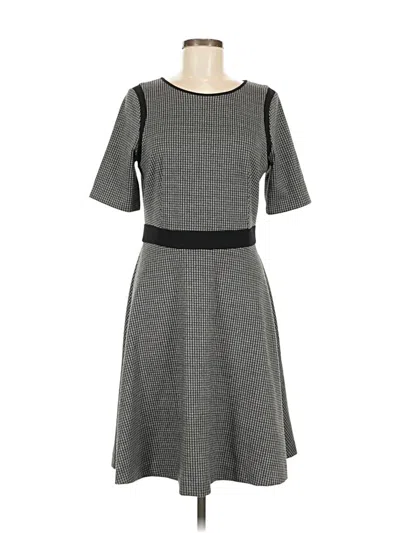 Pre-owned Ann Taylor Casual Dress In Gray