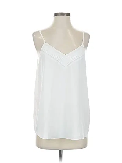 Pre-owned 1.state Sleeveless Blouse In White