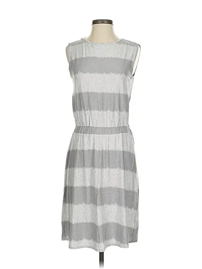 Pre-owned Athleta Casual Dress In Gray