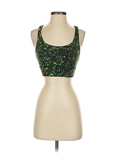 Pre-owned Lululemon Athletica Tank Top Green Strapless Neckline Tops