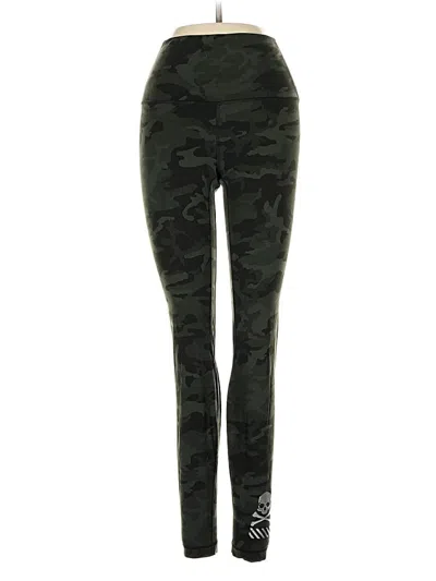 Pre-owned Lululemon Athletica Active Pants In Green