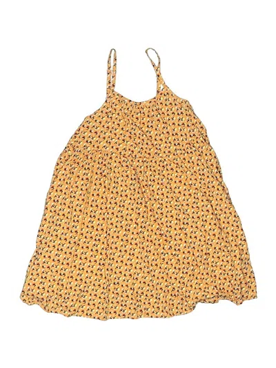 Pre-owned Uniqlo Kids' Dress In Yellow