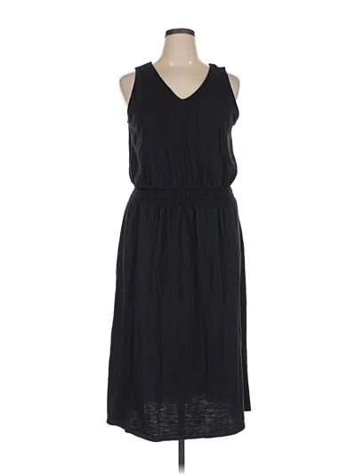 Pre-owned Belle By Kim Gravel Casual Dress In Black