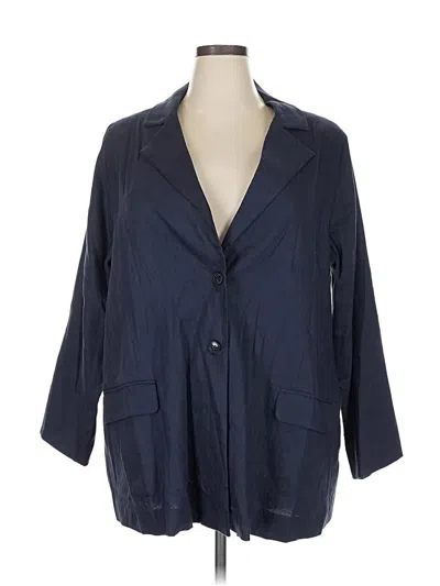 Pre-owned Anna Scholz Blazer Jacket In Blue