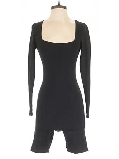 Pre-owned Good American Romper In Black