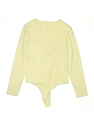 Pre-owned Nuuds Bodysuit In Yellow