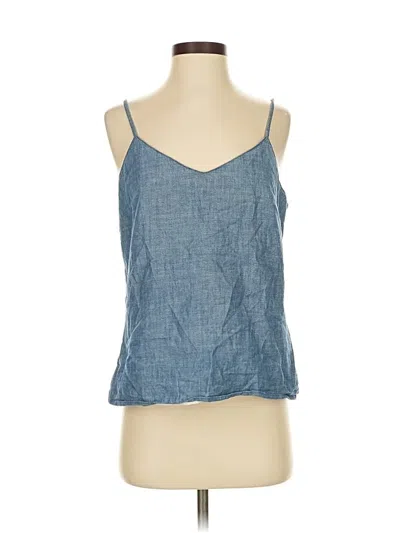 Pre-owned J.crew Factory Store Sleeveless Blouse In Blue