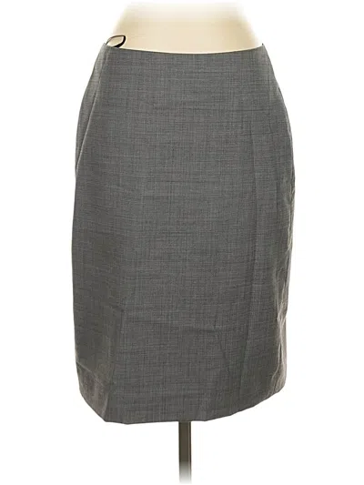 Pre-owned Anne Klein Formal Skirt In Gray