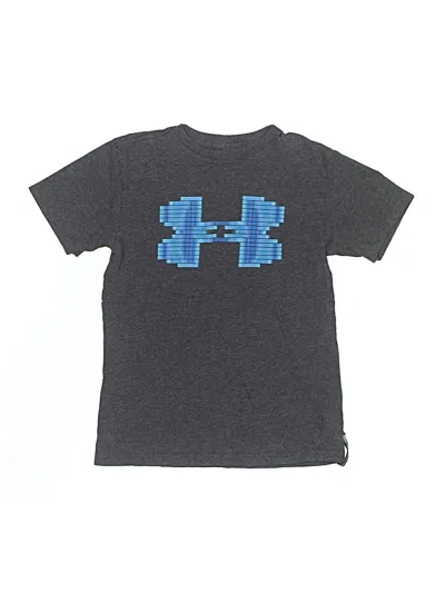 Pre-owned Under Armour Kids' Short Sleeve T-shirt In Gray