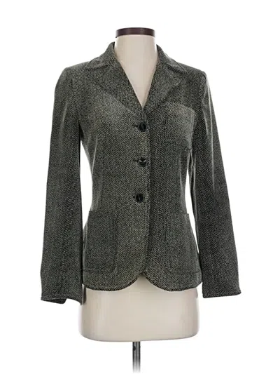 Pre-owned Anne Klein Blazer Jacket In Gray