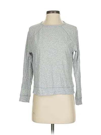 Pre-owned Banana Republic Long Sleeve T-shirt In Gray