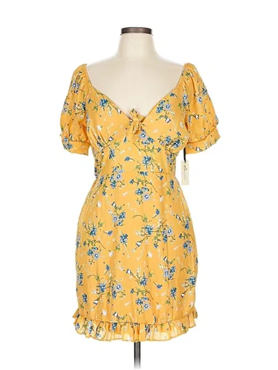 Pre-owned Liberty Love Cocktail Dress In Yellow
