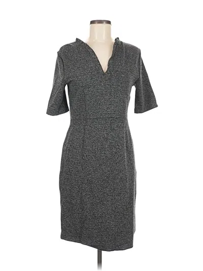 Pre-owned Ann Taylor Casual Dress In Gray