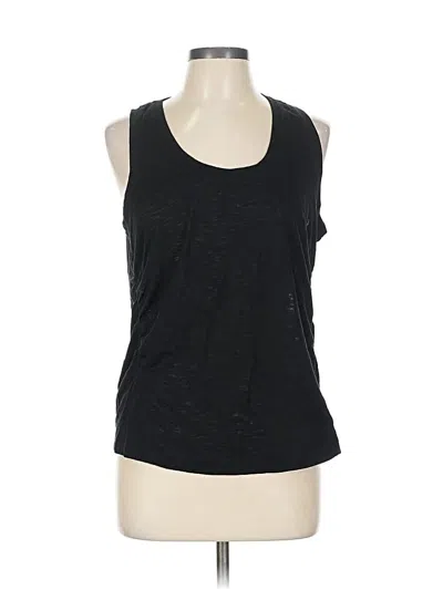 Pre-owned Athleta Sleeveless T-shirt In Black