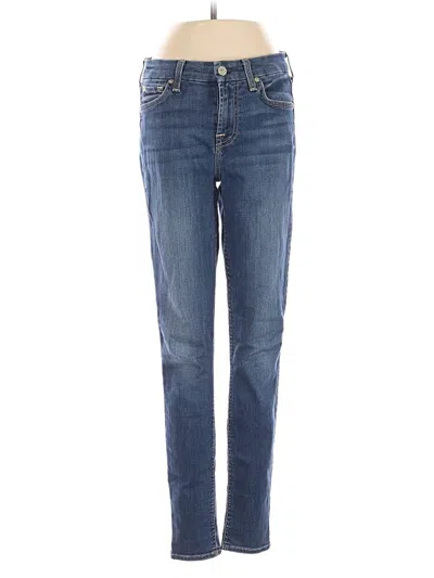 Pre-owned 7 For All Mankind Jeans In Blue
