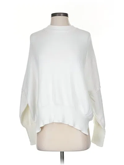 Pre-owned Black Tape_ Poncho In White