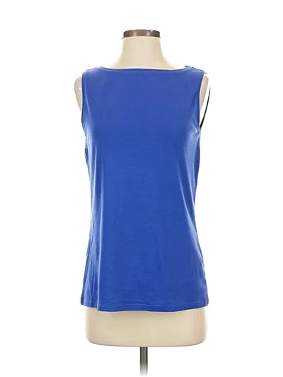Pre-owned Talbots Sleeveless T-shirt In Blue