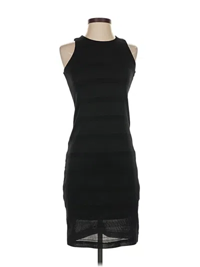 Pre-owned Armani Exchange Cocktail Dress In Black