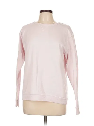 Pre-owned Hanes Sweatshirt In Pink