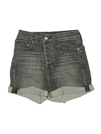 Pre-owned Levi's Denim Shorts In Gray
