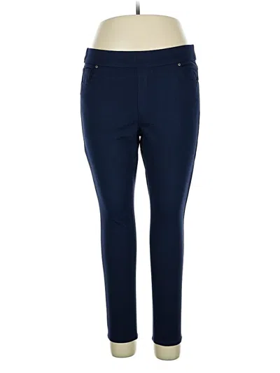 Pre-owned Gloria Vanderbilt Active Pants In Blue