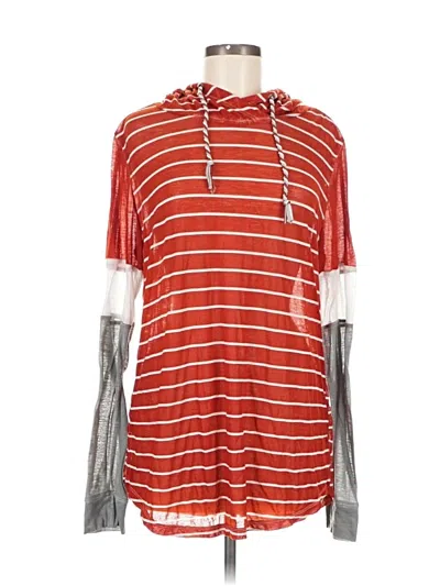 Pre-owned Maurices Long Sleeve T-shirt In Red