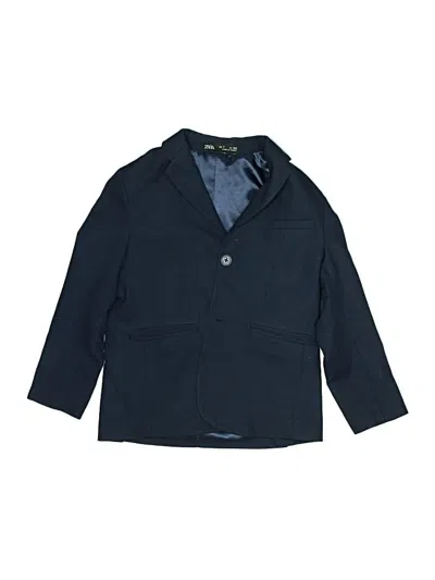 Pre-owned Zara Kids' Blazer Jacket In Blue