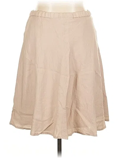 Pre-owned Ny Collection Casual Skirt In Brown
