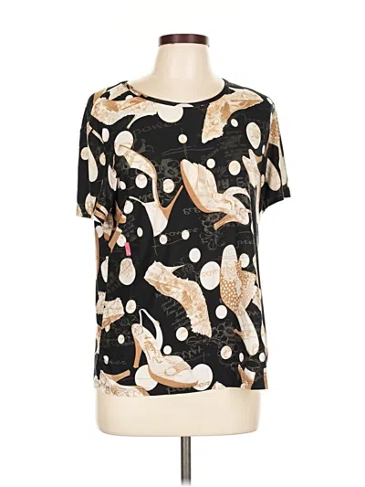 Pre-owned Nygard Collection Short Sleeve T-shirt In Gold