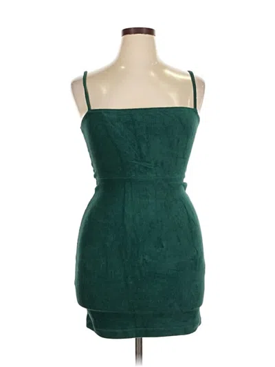 Pre-owned Forever 21 Cocktail Dress In Green