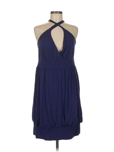 Pre-owned Inc International Concepts Cocktail Dress In Blue