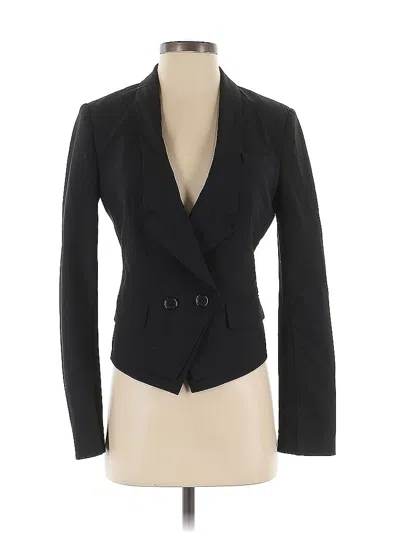 Pre-owned Bcbgmaxazria Blazer Jacket In Black