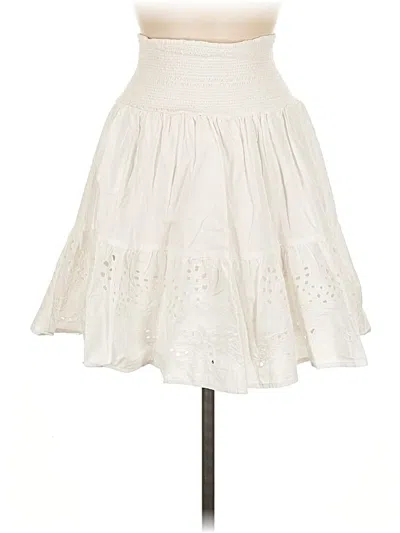 Pre-owned Polo Ralph Lauren Casual Skirt In White