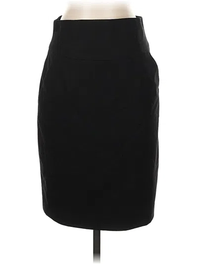 Pre-owned Banana Republic Wool Skirt In Black
