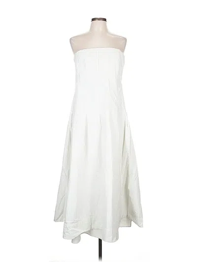 Pre-owned Mare Mare Casual Dress In White