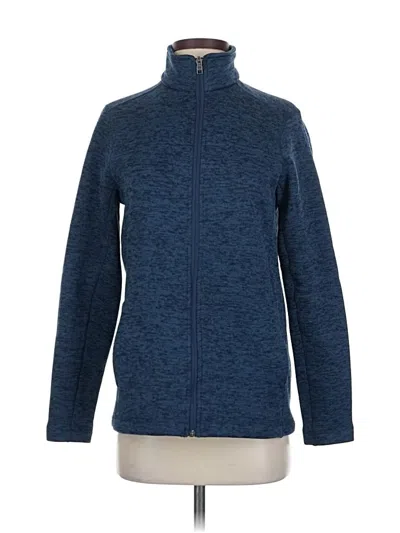 Pre-owned Lands' End Fleece Jacket In Blue
