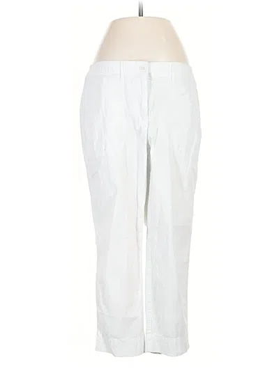 Pre-owned Chico's Khaki Pant In White