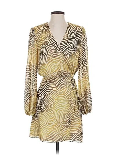 Pre-owned Lpa Casual Dress In Yellow
