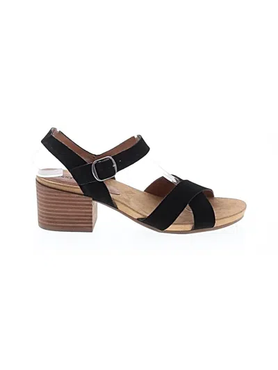 Pre-owned Lucky Brand Sandals In Black