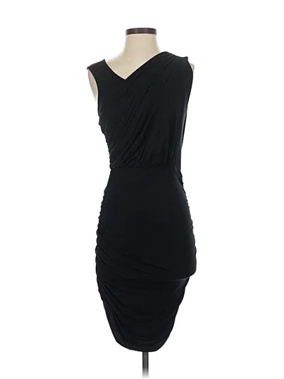 Pre-owned Bordeaux Cocktail Dress In Black