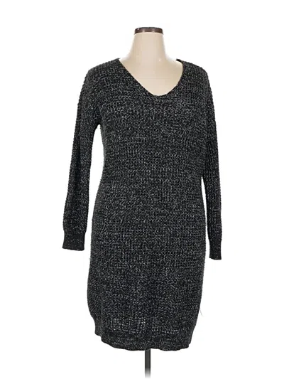 Pre-owned Dex Casual Dress In Gray