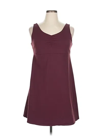 Pre-owned Kuhl Casual Dress In Burgundy