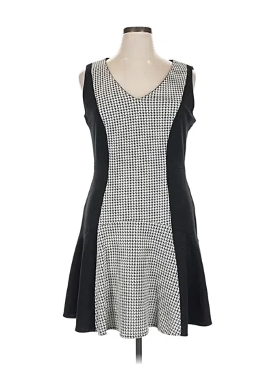 Pre-owned Sharagano Casual Dress In Black