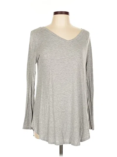 Pre-owned Shop Basic Usa 3/4 Sleeve T-shirt In Gray